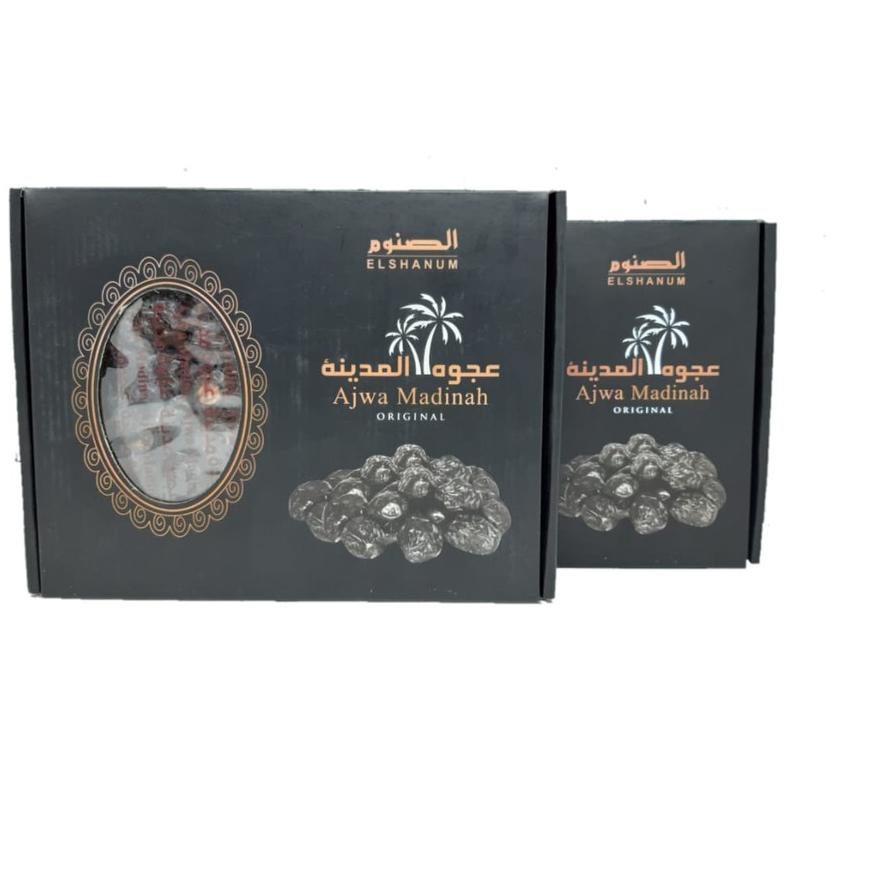 FREE ONGKIRKurma Ajwa 1 kg Premium Elshanum  Packing Medium / Kurma Ajwa Asli madinah /  AJWA ASLI MADINAH / Kurma Nabi Asli|KD7