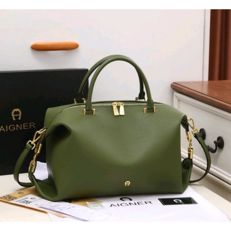 Tas selempang wanita Aigner with box seri ori mirror quality