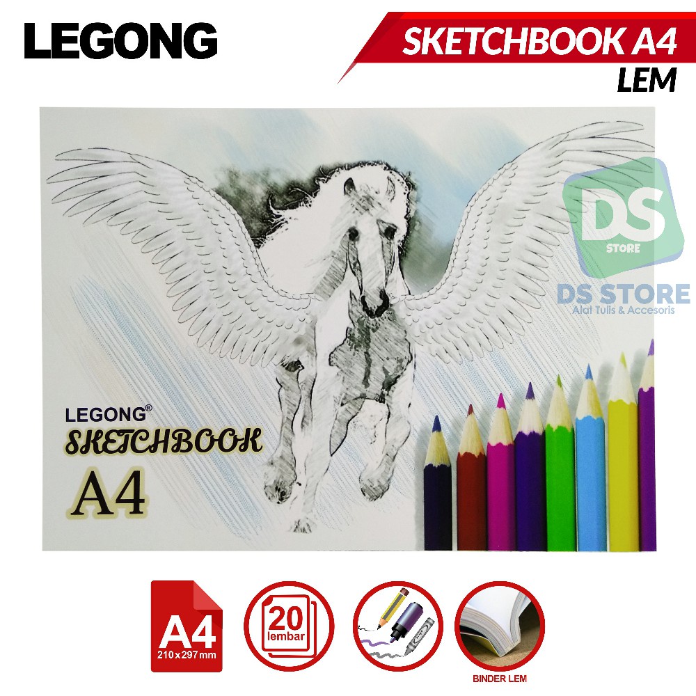 

Sketchbook A4 Spiral / Lem LEGONG