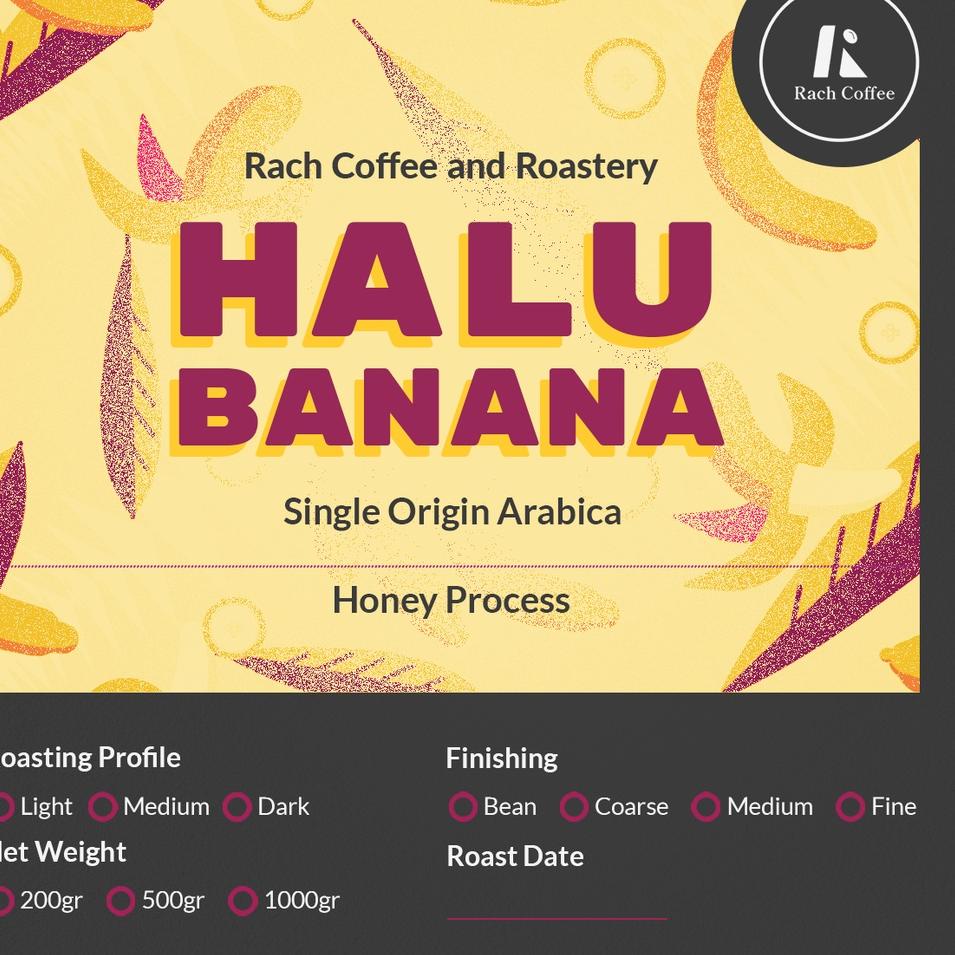 

Best Deal--Biji Kopi Arabica Gunung Halu Banana 200gram - Roasted