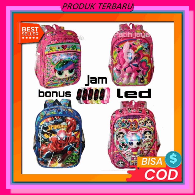 Tas Import Ori Korea Zm Baby/Tas Sekolah Sdsmaimport Korea/Tas Anak Mo Tas Sekolah Dan Topi Anak Per