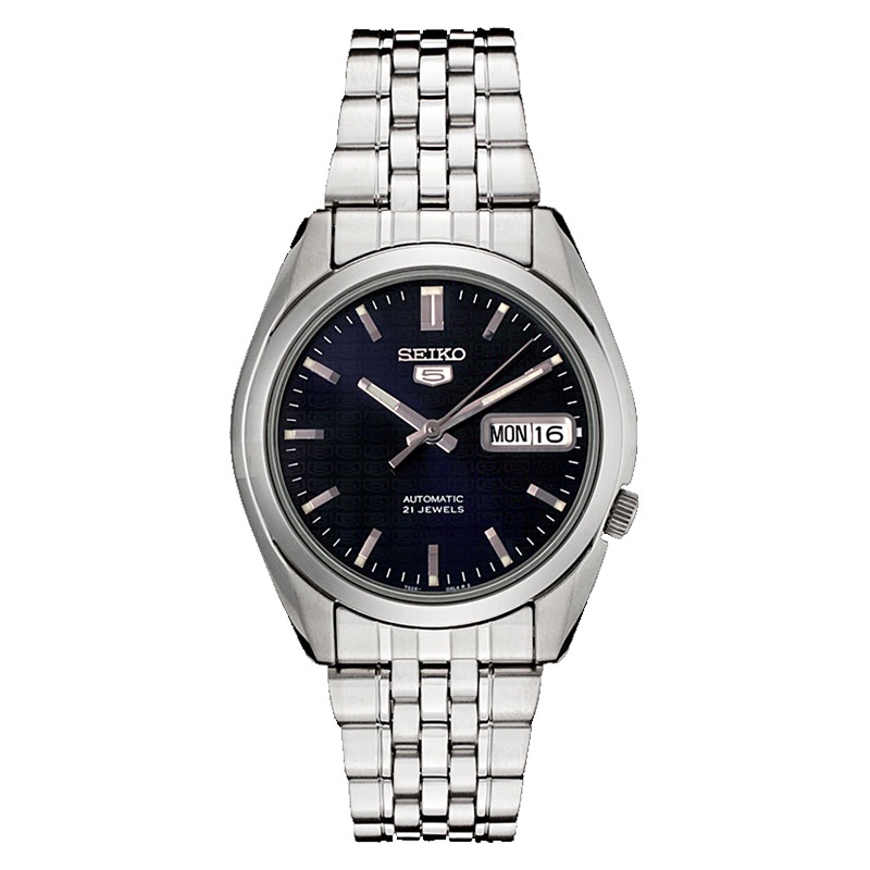 Jual Jam Tangan Pria Seiko 5 Sports Snk357k1 Automatic Dark Blue Dial Stainless Steel Strap