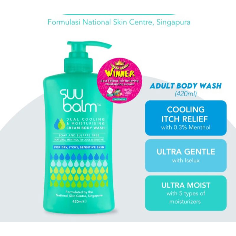 Suu Balm Original Adult Body Wash 420 ML