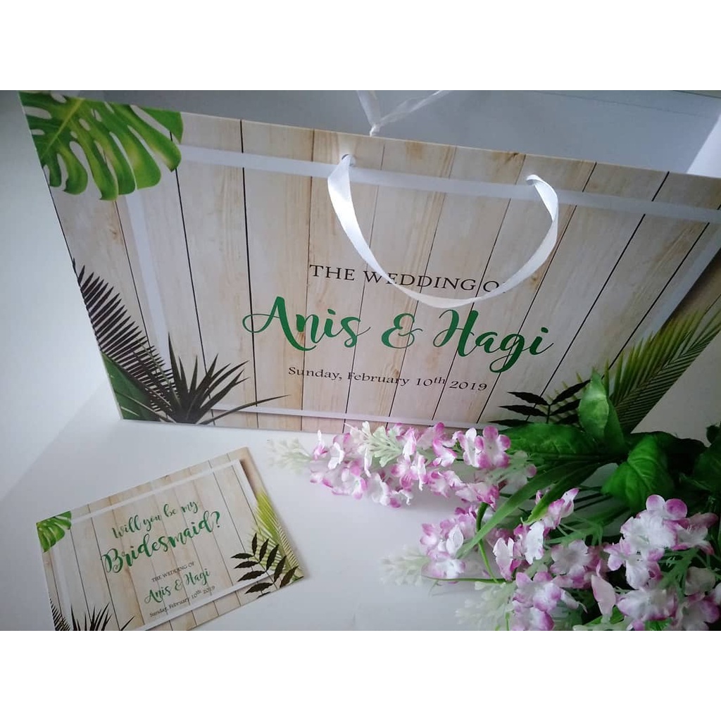 

PAPERBAG SIZE 24x17x7cm Bag Bridesmaid / Paperbag Olshop / Paperbag Kertas / Paperbag Custom / Tas Kertas / Tas Souvenir / Paper Bag