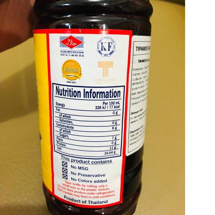 

PROMO HARI INI Tiparos fish sauce/kecap ikan 700ml ukuran besar murah original 