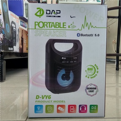 Dap Spiker Bluetooth D-Vy6 Radio Fm Mp3 Super Bass