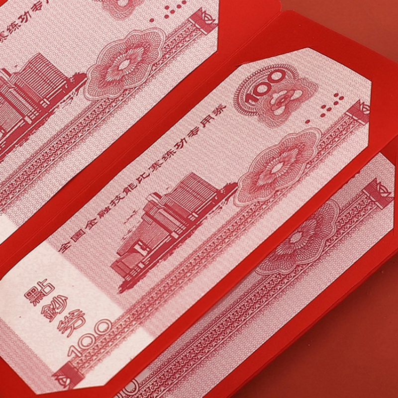 Amplop Angpao Lipat Warna Merah Untuk Tahun Baru Cina