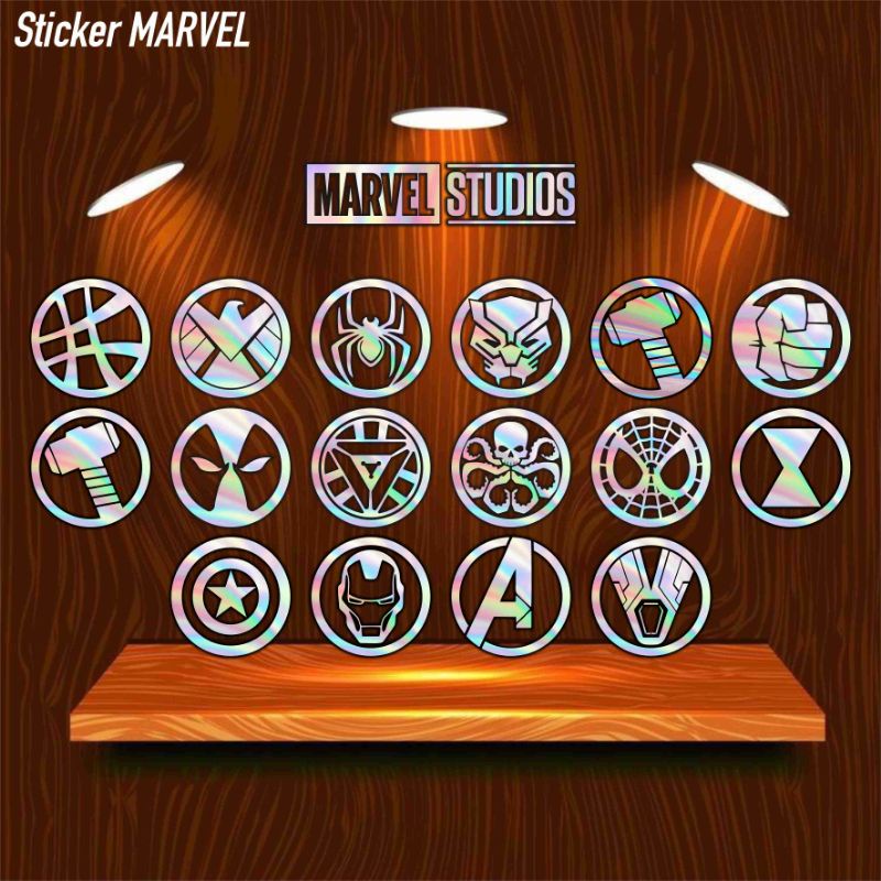 

Sticker Marvel Studio avengers iron man hologram