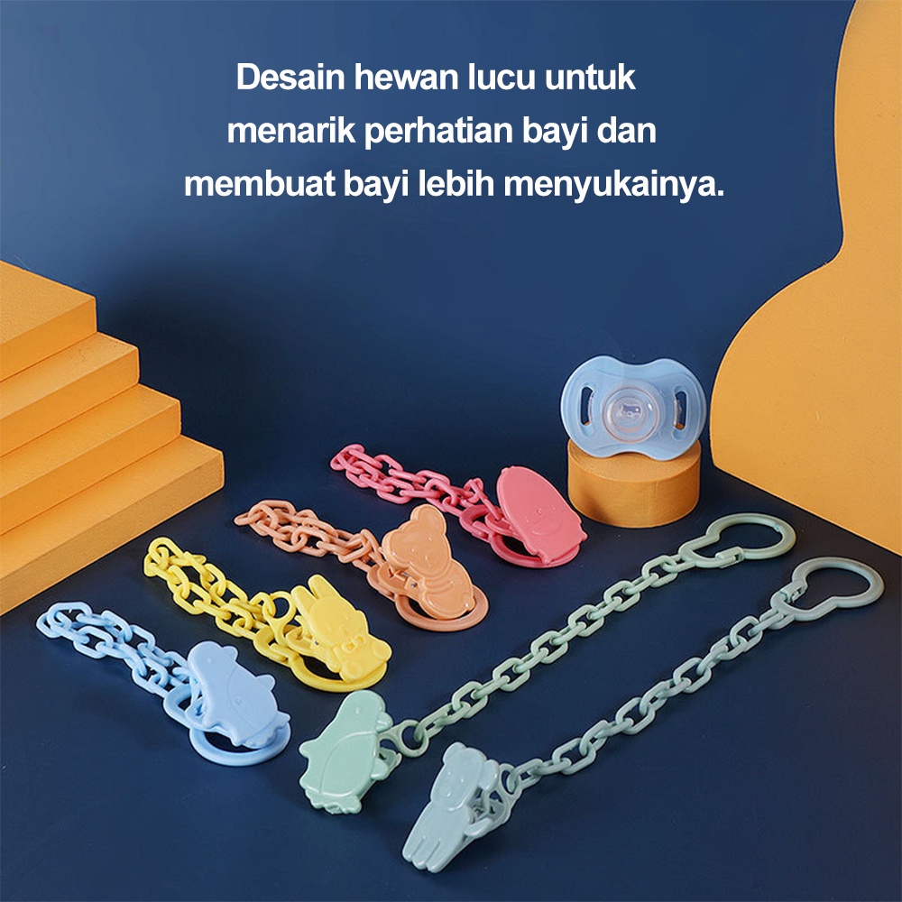 Lakhu Tali Rantai empeng bayi/Klip rantai penjepit dot bayi rantai teether bayi