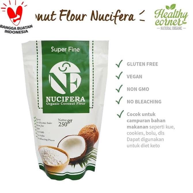 

[COD] Organic Coconut Flour Tepung Kelapa 250 gr - Nucifera [COD]