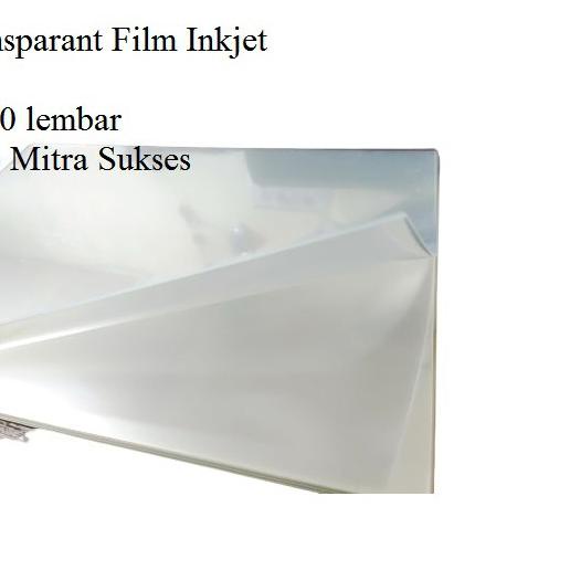 

New Transparant Film Inkjet A4 / Clear PET Film A4 !!