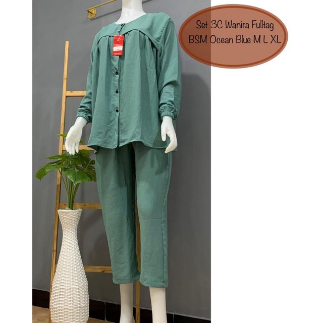 (BSM) SETELAN PANJANG WANITA 3 COINS BRANDED MATAHARI MURAH ST3C285