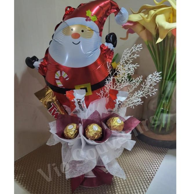 

GIFT NATAL HAMPER PARSEL MINI FERRERO KODE A BALON SANTA EW5346WED