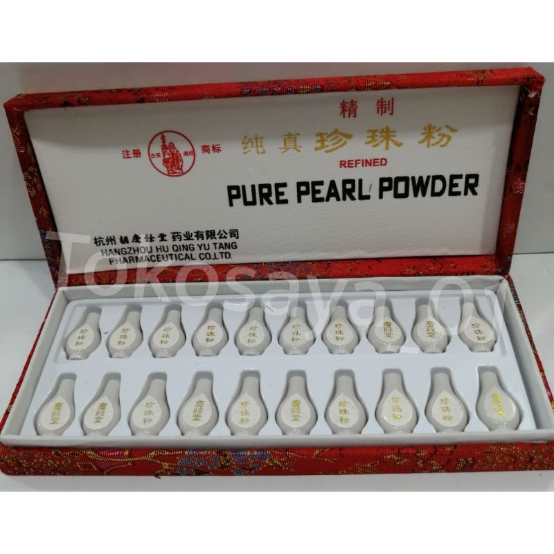 

Pearl Powder / Zhen Zhu Fen / 珍珠粉 Perbotol