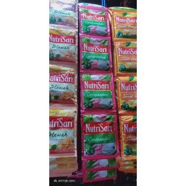 

NUTRISARI MINUMAN SERBUK INSTAN,SATU RENTENG ISI 10 BJ