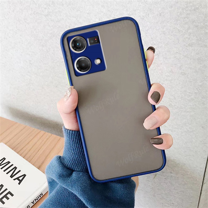 Soft Case Oppo Reno 8 4G Reno 8 5G Reno 8 Z Reno 8 Pro 5G Reno 8T 4G Reno 8T 5G My Choice Aero Color Button Matte Frame Camera