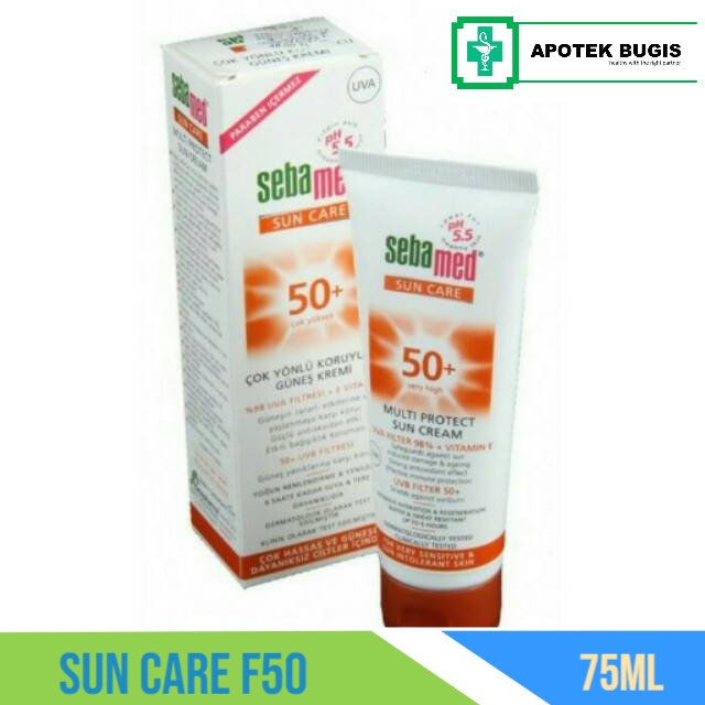 Sebamed Sun Care SPF 50+ 75 ml Sunblock Sun Cream Sun Block Kulit