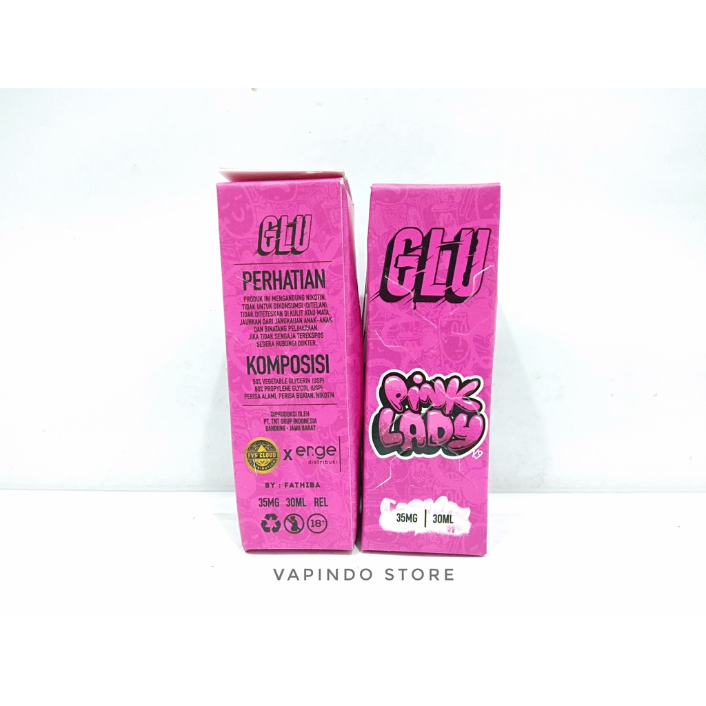 SALT GLU V9 PINK LADY 30ML NIC 35MG SALTNIC BY FATHIBA X FVS LIQUID