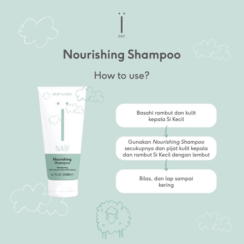 Naif Baby Nourishing Shampoo Shampo Bayi