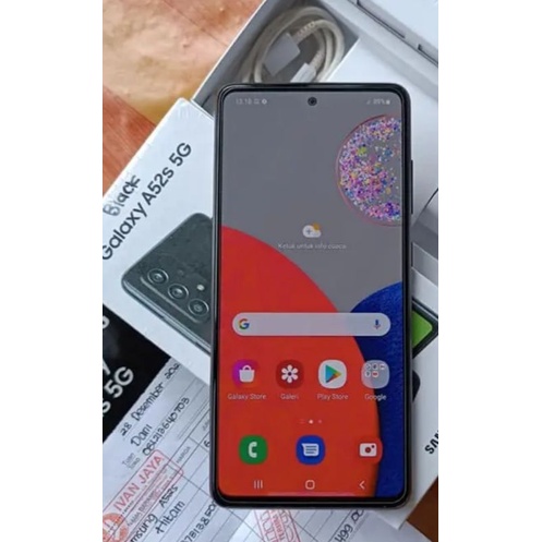 SAMSUNG A52S 5G RAM 8GB/128GB MULUS FULLSET