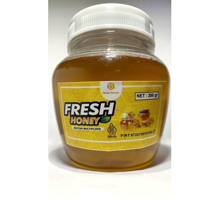 

Madu Murni Asli 200gr Nektar Multiflora Grade A Variant Nektar 100% Alami Pure Natural