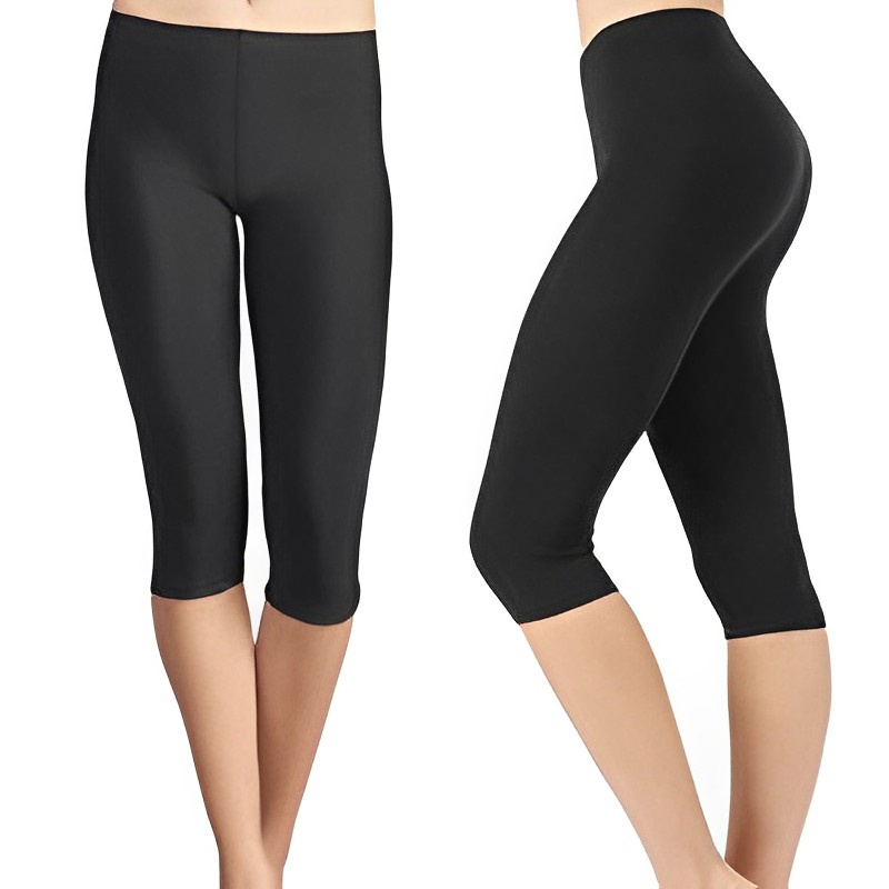 Celana Legging Pendek Wanita Dewasa Standar &amp; Jumbo Polos Spandek Celana Legging Pendek