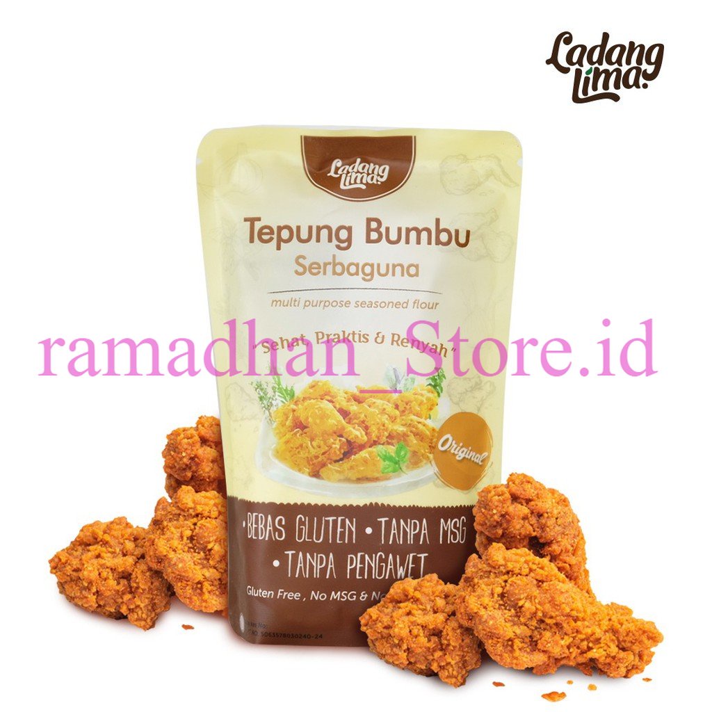 

Ladang Lima Tepung Bumbu Gluten Free 150g _Ramadhan_Store.id