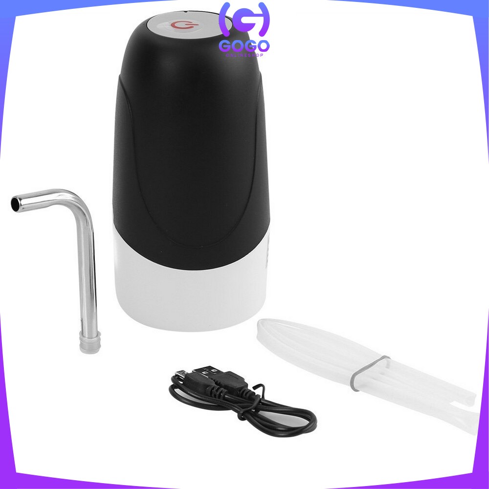 GOGO-C3 Pompa Galon Elektrik LED / Non LED USB Rechargeable Dispenser Air Minum Otomatis Water Pump