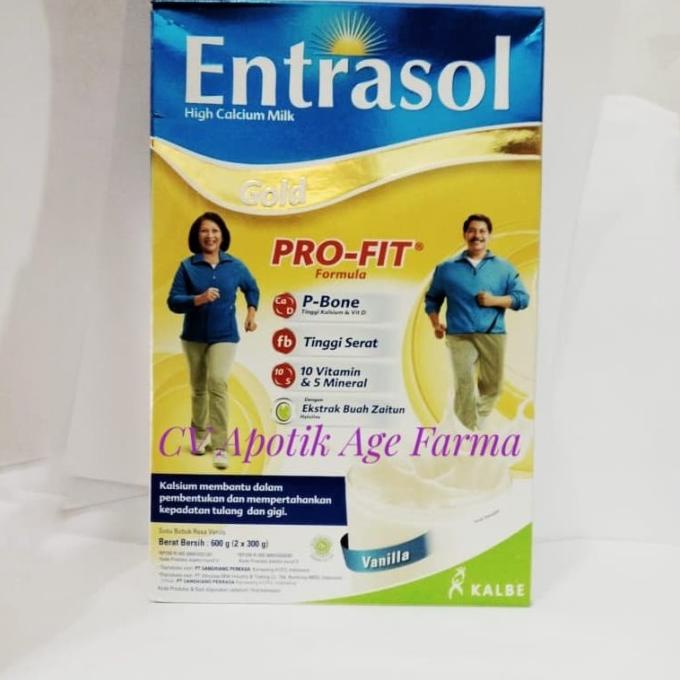 

[ COD ] Entrasol Gold Vanilla 600 gram (Kalbe Nutritionals)