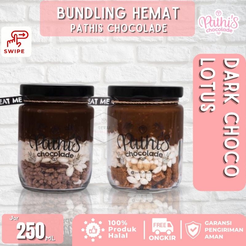 

Pathis Choco Jar Cokelat Lumer Crunchy - PAKET HEMAT