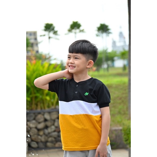 RACHIDKIDS / BAJU ANAK COWOK / 3 TONE TSHIRT