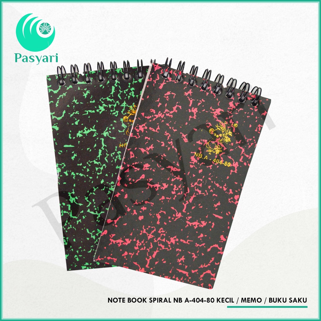 

Note Book Spiral Nb A-404-80 Kecil / Memo / Buku Saku