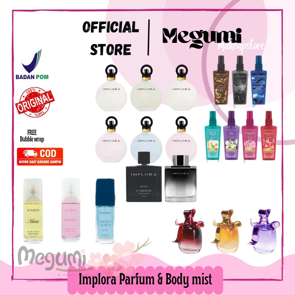 { megumi_makeup } PARFUM IMPLORA PARFUM / PITA SERIES / SWAN /ANGSA SERIES / ZARD SERIES / MAN / PAR
