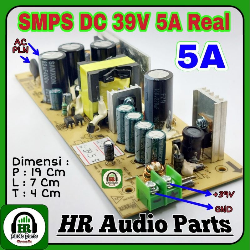 Smps DC 40V 5A Real 5 Amper DC 39V Switching Power Supply