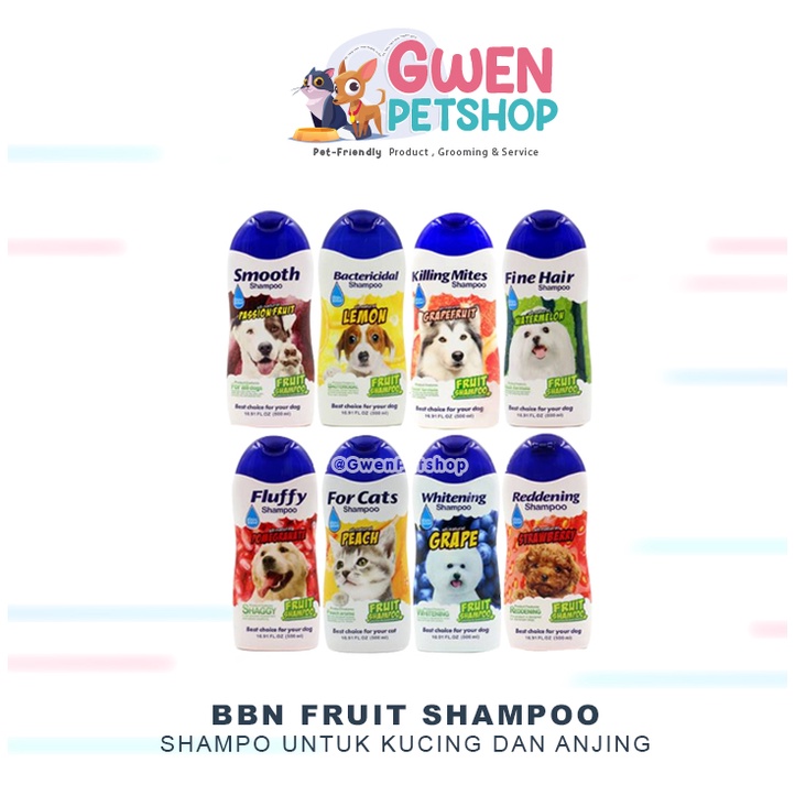 BBN SHAMPOO ANJING - BBN FRUIT SHAMPO 500ml