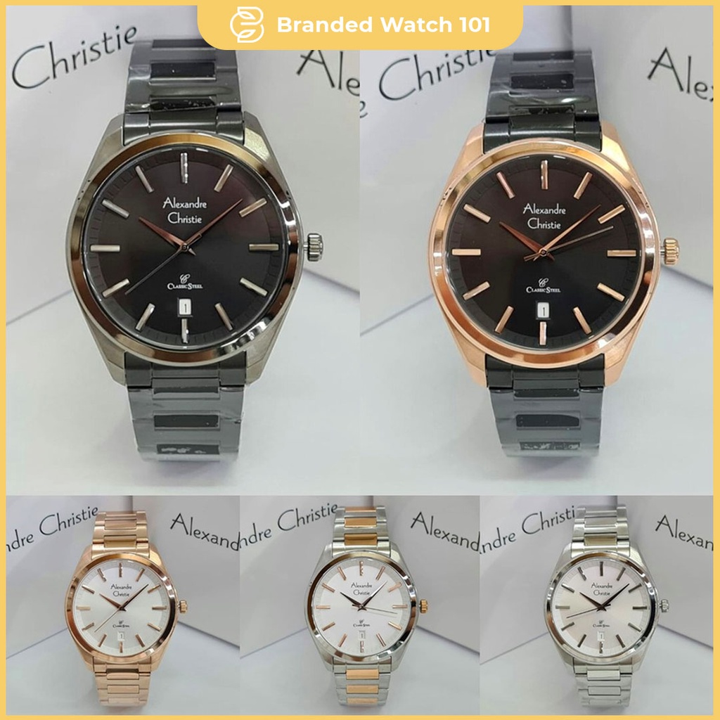 ORIGINAL Jam Tangan Pria Alexandre Christie AC 8638 / AC8638 / 8638 Garansi Resmi 1 Tahun.