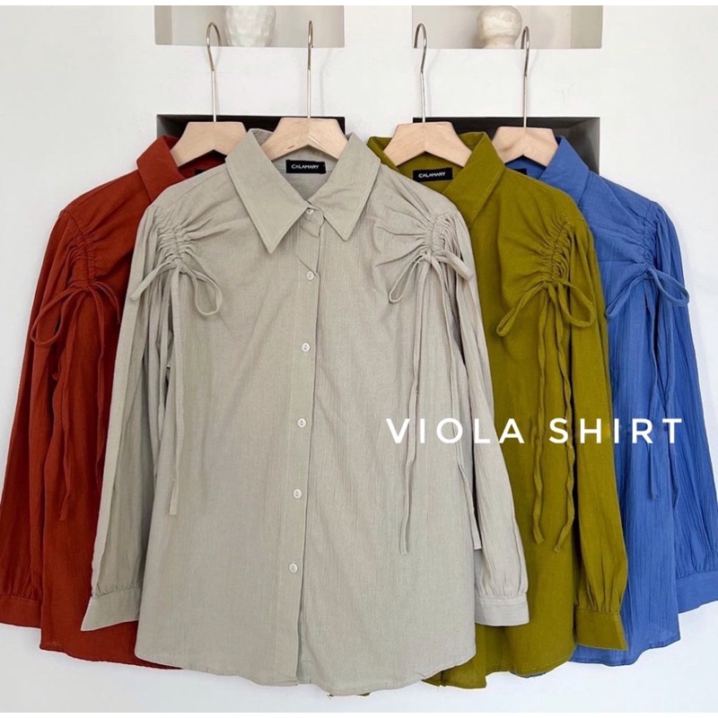 ZIOLA SHIRT KEMEJA CRINKLE RAYON LD 120 // VIOLA SHIRT