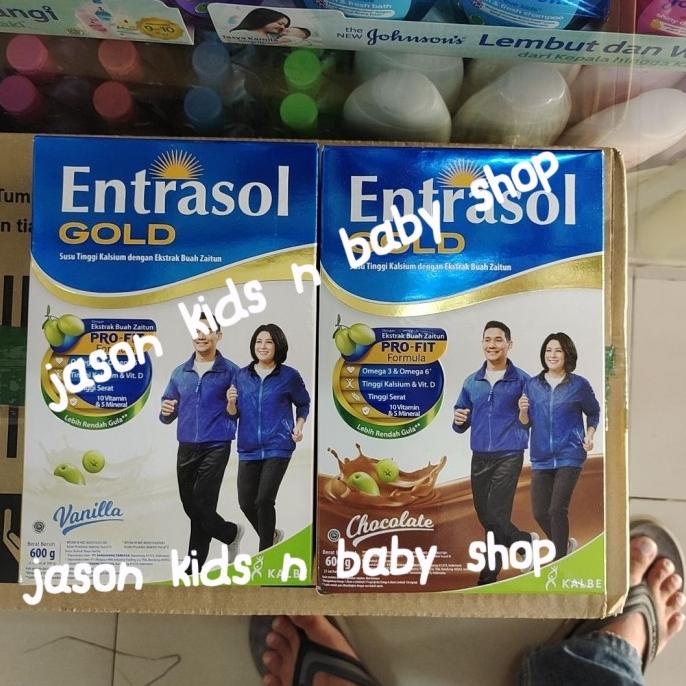 

[ COD ] Susu Entrasol Gold Pro fit isi 600 gram