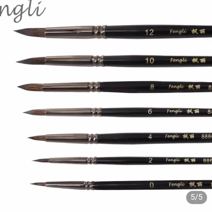 

Hadir Fengli Sable Brush 8866 For Watercolor Trendi