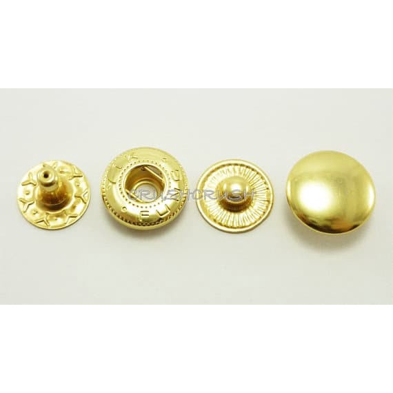 Kancing Kancing Jepret Snap Button Gold 12Mm
