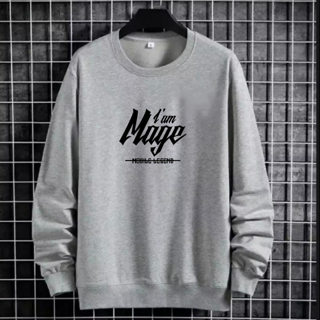 PAKAIAN PRIA/ BAJU UNISEX LENGAN PANJANG I AM MAGE MOBILE LEGEND/FASHION PRIA/KUALITAS BAJU BAGUS/BAJU MURAH