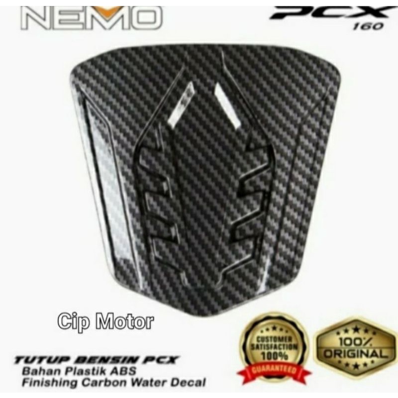 Cover Tutup Tanki PCX 160 Vario 160 Carbon Nemo