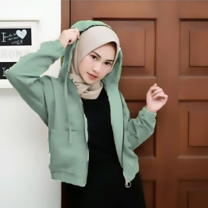 JAKET LUMI SWITER HOODIE WANITA