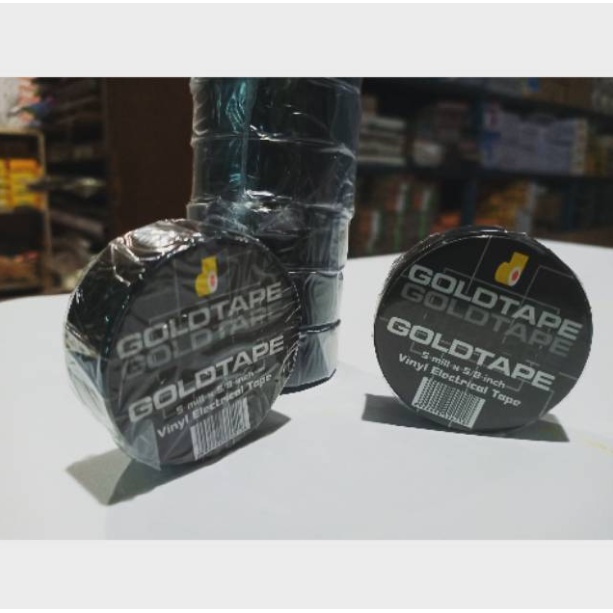 

Isolasi Listrik kecil Merk Goldtape & Blacktop