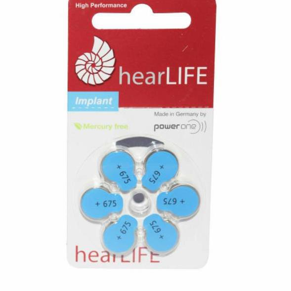 {SLA.18Oc22ᴱ} Aksesoris Battery Cochlear Implant Plus Baterai Powerone Baterai Implan Pendengaran P6
