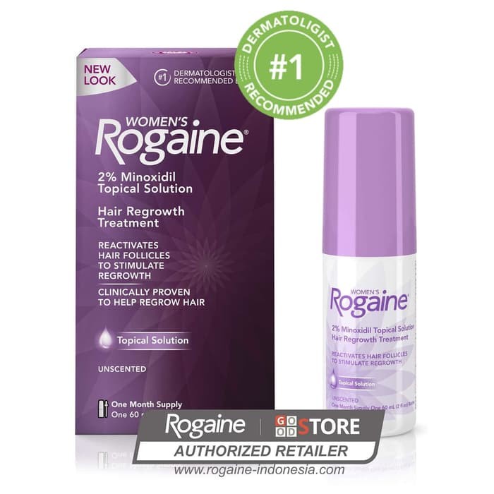 Mudah Rogaine Women Solution Liquid - 2% Minoxidil Diskon