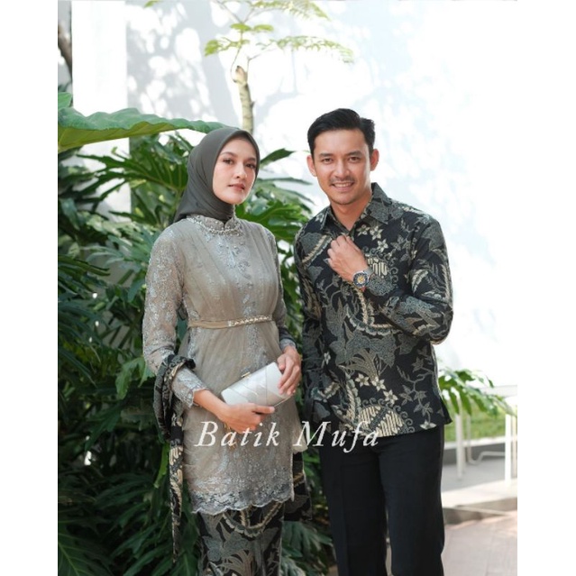 SET KEBAYA COUPLE MADINA SAGE | KEBAYA WISUDA TERBARU KEBAYA MODERN KEBAYA LAMARAN KEBAYA TUNANGAN