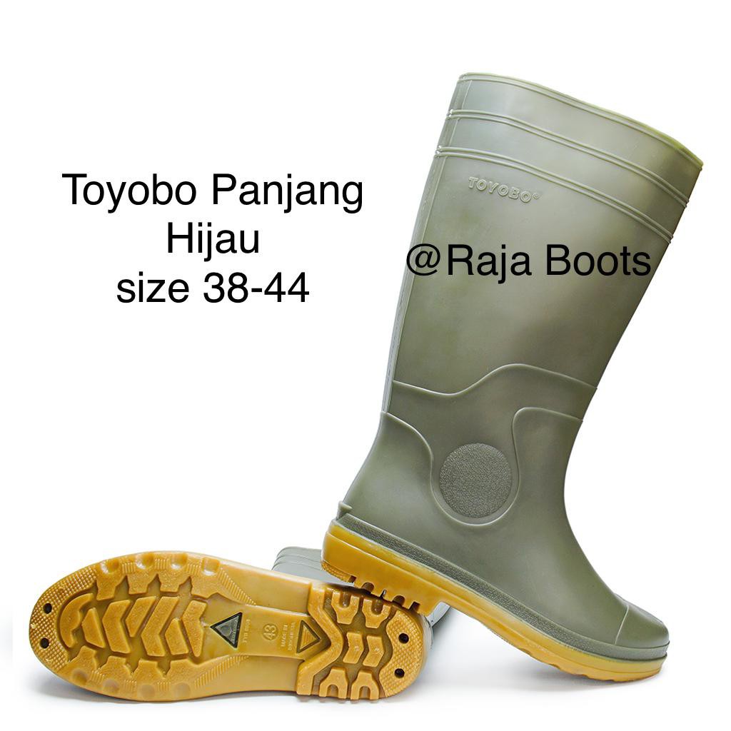 Sepatu Boot Termurah Toyobo Panjang Hijau