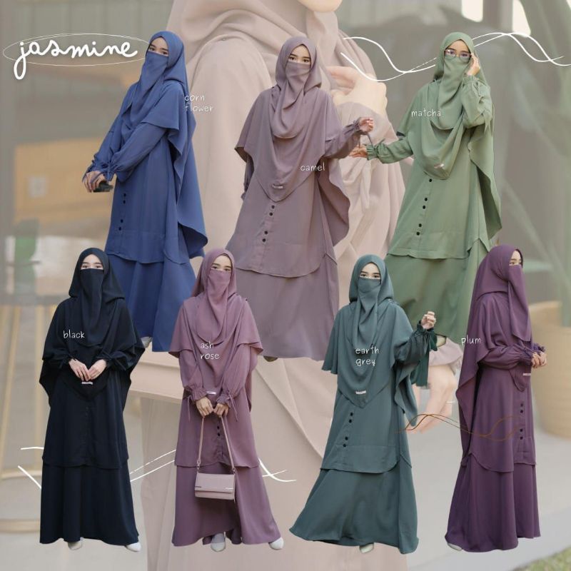 Jasmine Set by Shahia - Jasmine Set Shahia - Gamis Jasmine Shahia - Gamis Set Murah