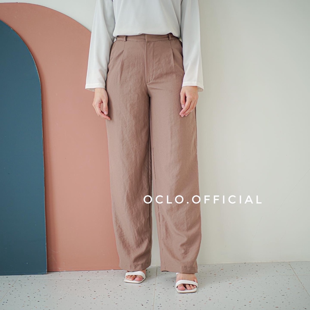 Caniya Basic Cullotes | Celana Kulot Loose Straight